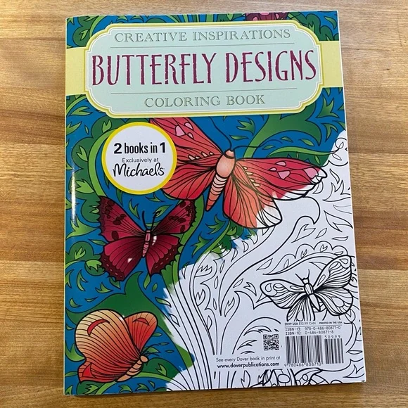 Butterfly Designs Coloring Book - Picture 3 of 4